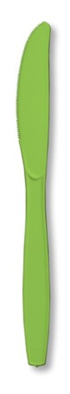 Party Central Reusable Party Knives - 7.5" - Lime Green - Club Pack of 288